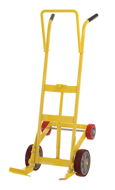 DRUM TRUCK 4 RIGID POLY WHEELS PLASTIC